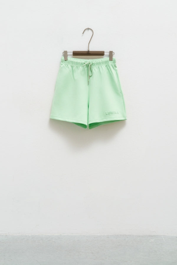Lumina mint casual shorts for women
