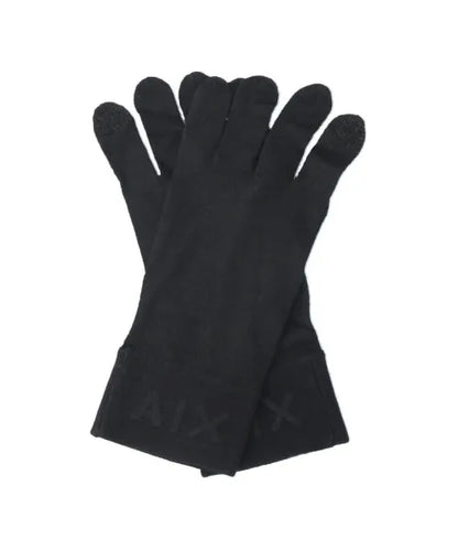 ARMANI EXCHANGE black gloves