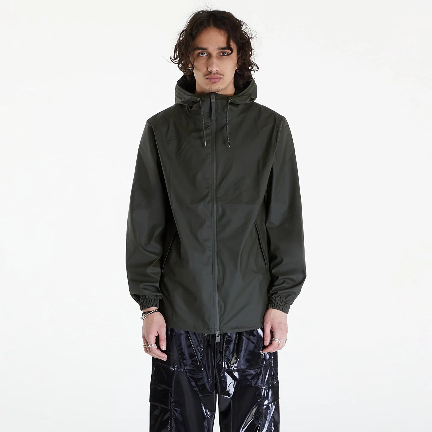 RAINS UNISEX Storm Breaker green striukė - lietpaltis