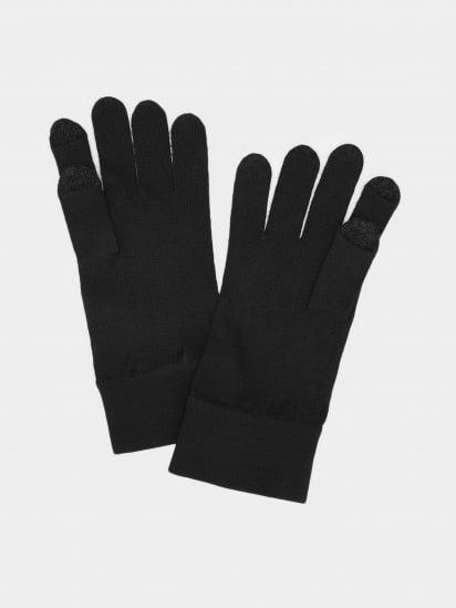 ARMANI EXCHANGE black gloves