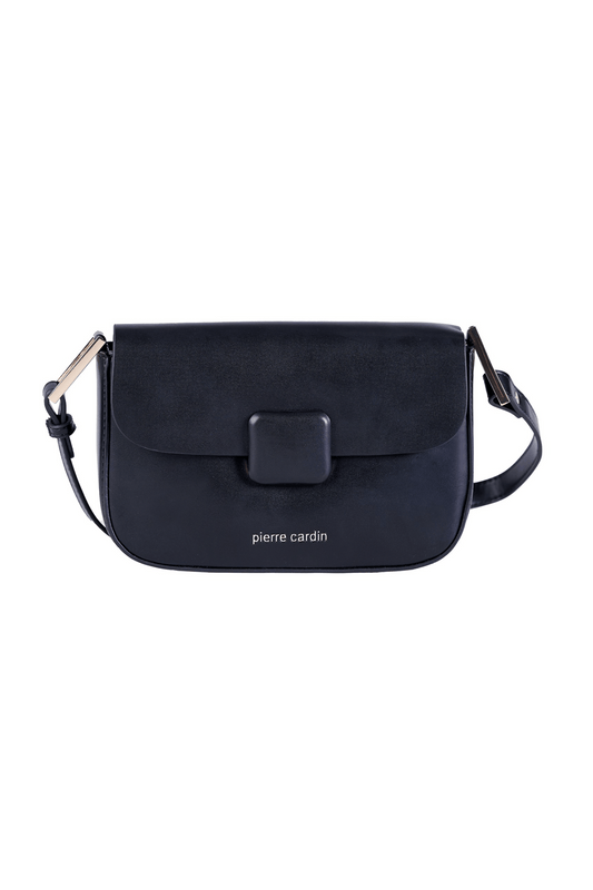 Pierre Cardin eco leather black handbag for women
