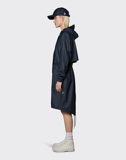 RAINS String Parka Navy lietpaltis