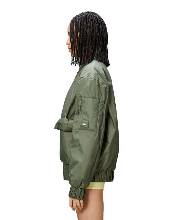 RAINS UNISEX Bomber Evergreen striukė