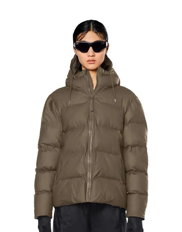 RAINS UNISEX PUFFER wood striukė