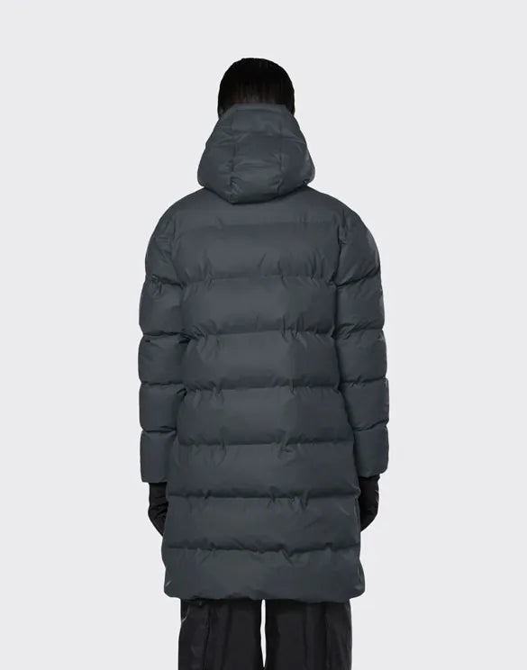 RAINS UNISEX Puffer Slate paltas