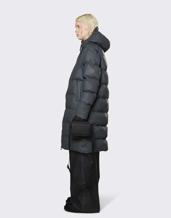 RAINS UNISEX Puffer Slate paltas