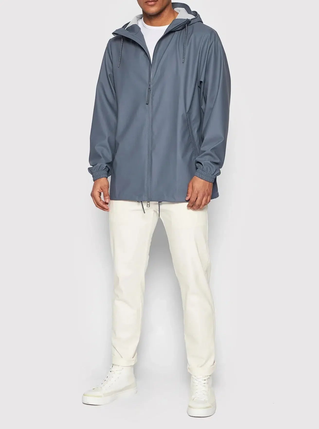 RAINS UNISEX Strom Breaker mėlynas lietpaltis