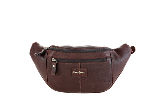 Pierre Cardin brown bum bag for men