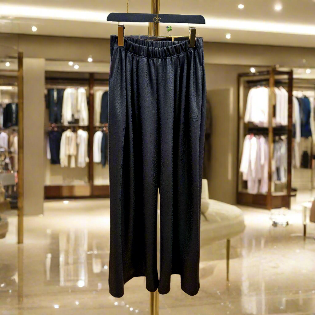 PEPPER Black Tiger flared pants for women