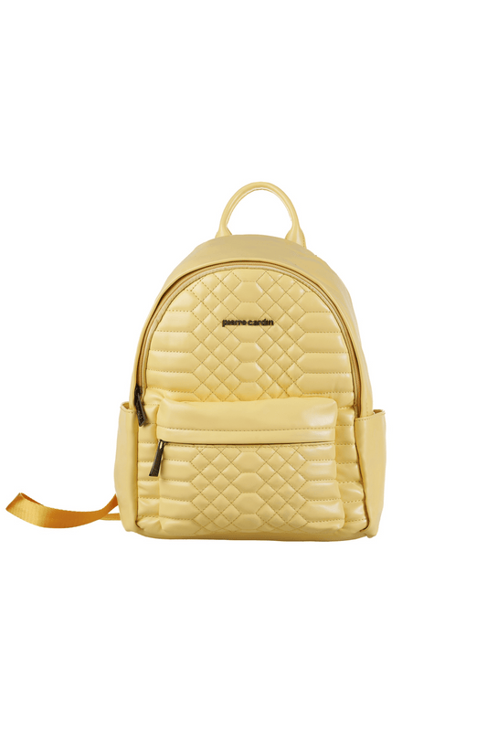 Pierre Cardin yellow backpack for women