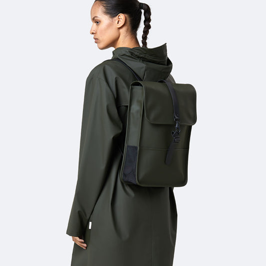 RAINS UNISEX Mini Green Backpack