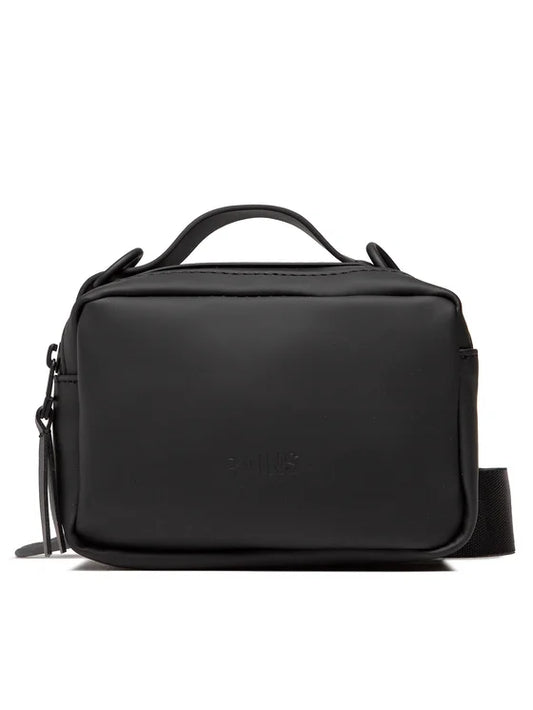 RAINS BOX BAG MICRO Black shoulder bag