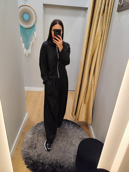 PEPPER Black Tiger flared pants for women